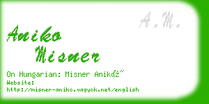 aniko misner business card